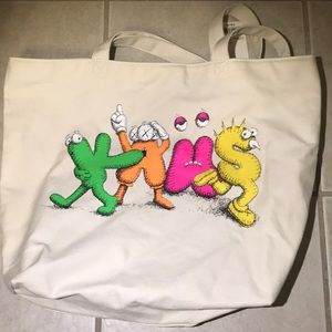 Brand New Uniqlo x KAWS canvas tote bag